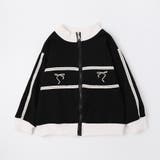 【2点セット】バイカラーフロントリボンデザインジップトップス＋ストレートパンツ | URBAN CHERRY | 詳細画像5 