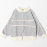 【2点セット】バイカラーフロントリボンデザインジップトップス＋ストレートパンツ | URBAN CHERRY | 詳細画像6 