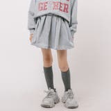 【2点セット】フロントロゴデザイントレーナー＋プリーツスカート | URBAN CHERRY | 詳細画像12 