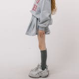 【2点セット】フロントロゴデザイントレーナー＋プリーツスカート | URBAN CHERRY | 詳細画像13 