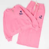 【2点セット】ハートロゴプリントパーカー＋ストレートパンツ | URBAN CHERRY | 詳細画像4 
