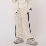 【2点セット】ロゴデザインラインブルゾン＋ストレートパンツ | URBAN CHERRY | 詳細画像12 