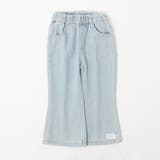 【2点セット】オープンショルダーレイヤードライクプリントトップス＋デニムパンツ | URBAN CHERRY | 詳細画像10 