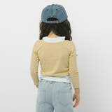 【2点セット】オープンショルダーレイヤードライクプリントトップス＋デニムパンツ | URBAN CHERRY | 詳細画像7 