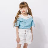 【2点セット】オープンショルダードッキングストライプブラウス+フロントボタンショ… | URBAN CHERRY | 詳細画像2