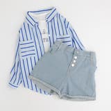 【3点セット】タンクトップ+シアーストライプシャツ+デニムショートパンツ | URBAN CHERRY | 詳細画像2