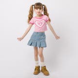 【2点セット】パイピングデザインハートプリントTシャツ＋プリーツスカート | URBAN CHERRY | 詳細画像21 