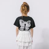 【2点セット】バックリボンレースデザインTシャツ+ティアードスカート | URBAN CHERRY | 詳細画像10