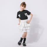 【2点セット】バックリボンレースデザインTシャツ+ティアードスカート | URBAN CHERRY | 詳細画像19