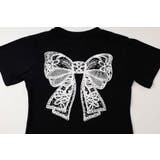 【2点セット】バックリボンレースデザインTシャツ+ティアードスカート | URBAN CHERRY | 詳細画像32