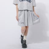 【2点セット】クロップドロゴプリントポロトップス＋フレアスカート | URBAN CHERRY | 詳細画像11 