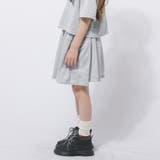 【2点セット】クロップドロゴプリントポロトップス＋フレアスカート | URBAN CHERRY | 詳細画像12 