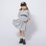 【2点セット】クロップドロゴプリントポロトップス＋フレアスカート | URBAN CHERRY | 詳細画像14 