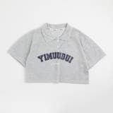 【2点セット】クロップドロゴプリントポロトップス＋フレアスカート | URBAN CHERRY | 詳細画像4 