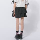 【2点セット】サイドラインロゴプリントトップス＋ティアードスカート | URBAN CHERRY | 詳細画像18 