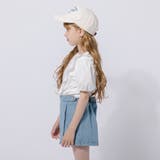 【2点セット】カットワークレーススクエアネックブラウス＋デニムキュロットスカート | URBAN CHERRY | 詳細画像6 