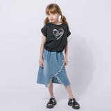 【2点セット】サイドギャザーハートTシャツ＋アシンメトリーダメージデニムスカート | URBAN CHERRY | 詳細画像21 