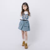 【2点セット】バタフライデザインミニTシャツ＋フロントポケットデニムスカート | URBAN CHERRY | 詳細画像15 