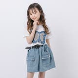 【2点セット】バタフライデザインミニTシャツ＋フロントポケットデニムスカート | URBAN CHERRY | 詳細画像38 