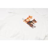 【2点セット】レースフリルドッキングキャットプリントTシャツ＋デニムショートパン… | URBAN CHERRY | 詳細画像18 