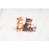【2点セット】レースフリルドッキングキャットプリントTシャツ＋デニムショートパン… | URBAN CHERRY | 詳細画像20 