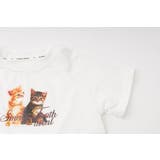 【2点セット】レースフリルドッキングキャットプリントTシャツ＋デニムショートパン… | URBAN CHERRY | 詳細画像21 