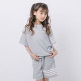 【2点セット】ラインデザインルーズTシャツ＋ショートパンツ | URBAN CHERRY | 詳細画像3 