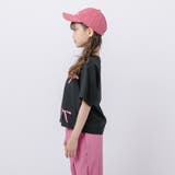 【2点セット】リボンプリントオーバーサイズTシャツ＋カラーストレートパンツ | URBAN CHERRY | 詳細画像9 