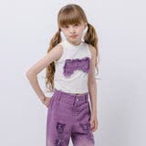 【2点セット】バタフライデザインタンクトップ＋グラデーションダメージデニムパンツ | URBAN CHERRY | 詳細画像14 
