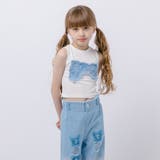 【2点セット】バタフライデザインタンクトップ＋グラデーションダメージデニムパンツ | URBAN CHERRY | 詳細画像15 