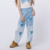 【2点セット】バタフライデザインタンクトップ＋グラデーションダメージデニムパンツ | URBAN CHERRY | 詳細画像27 