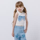 【2点セット】バタフライデザインタンクトップ＋グラデーションダメージデニムパンツ | URBAN CHERRY | 詳細画像57 