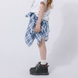 【2点セット】ロゴプリントTシャツ＋巻きシャツ風スカート | URBAN CHERRY | 詳細画像13 