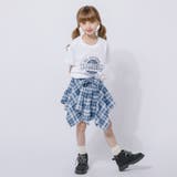 【2点セット】ロゴプリントTシャツ＋巻きシャツ風スカート | URBAN CHERRY | 詳細画像15 