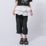 【2点セット】リボンプリントクロップドTシャツ＋フリルドッキングパンツ | URBAN CHERRY | 詳細画像13 