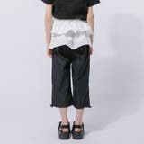 【2点セット】リボンプリントクロップドTシャツ＋フリルドッキングパンツ | URBAN CHERRY | 詳細画像15 