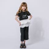 【2点セット】リボンプリントクロップドTシャツ＋フリルドッキングパンツ | URBAN CHERRY | 詳細画像16 