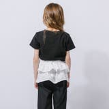 【2点セット】リボンプリントクロップドTシャツ＋フリルドッキングパンツ | URBAN CHERRY | 詳細画像4 