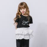 【2点セット】リボンプリントクロップドTシャツ＋フリルドッキングパンツ | URBAN CHERRY | 詳細画像5 