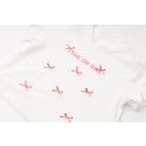 【2点セット】ミニリボンデザインTシャツ＋プリーツティアードスカート | URBAN CHERRY | 詳細画像16 