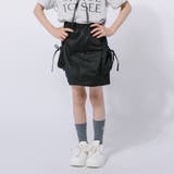 【2点セット】フレンチロゴプリントリボンTシャツ＋カーゴミニスカート | URBAN CHERRY | 詳細画像12 