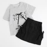 【2点セット】フレンチロゴプリントリボンTシャツ＋カーゴミニスカート | URBAN CHERRY | 詳細画像2 