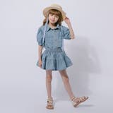 【2点セット】パフスリーブデニムシャツギャザーブラウス＋フレアスカート | URBAN CHERRY | 詳細画像16 