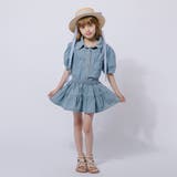 【2点セット】パフスリーブデニムシャツギャザーブラウス＋フレアスカート | URBAN CHERRY | 詳細画像17 