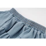 【2点セット】パフスリーブデニムシャツギャザーブラウス＋フレアスカート | URBAN CHERRY | 詳細画像28 