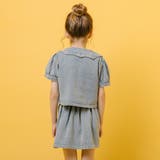 【2点セット】デニムスカラップカラートップス＋プリーツスカート | URBAN CHERRY | 詳細画像7 