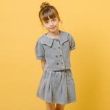 【2点セット】デニムスカラップカラートップス＋プリーツスカート | URBAN CHERRY | 詳細画像8 