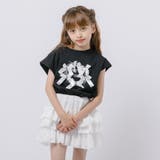 【2点セット】パールリボンフレンチスリーブTシャツ+ティアードスカート | URBAN CHERRY | 詳細画像41