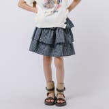 【2点セット】サイドスリットプリントTシャツ＋チェックティアードスカート | URBAN CHERRY | 詳細画像12 