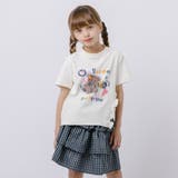 【2点セット】サイドスリットプリントTシャツ＋チェックティアードスカート | URBAN CHERRY | 詳細画像3 